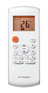 تكييف سبليت فريش سمارت ديجيتال بتكنولوجيا الانفرتر، 1.5 حصان، بارد وساخن، أبيض وفضي  SIFW13H/O-X2 - SIFW13H/IP