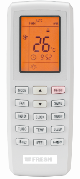 تكييف فريش هامر 1.5 بارد HFW12C/IW-AG - HFW12C/O-X2