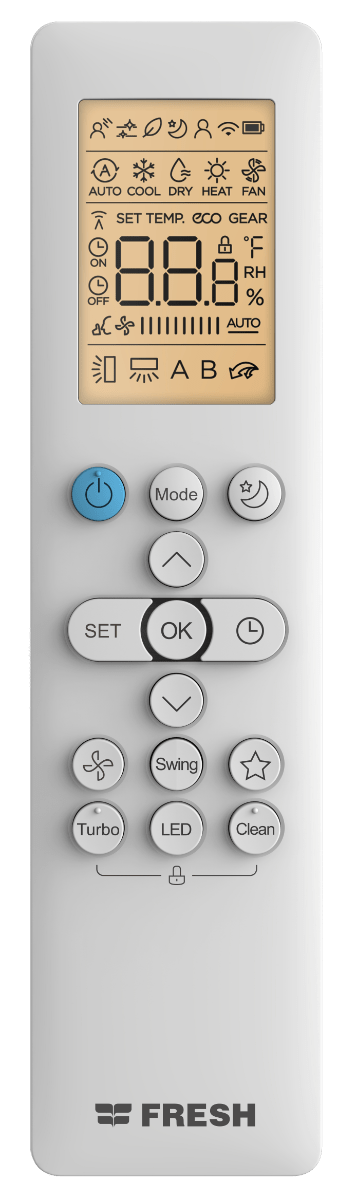 تكييف فريش 2.25 حصان بارد - ساخن تربو FUFW18H/IW-AG-FUFW18H/O-X3 Turbo